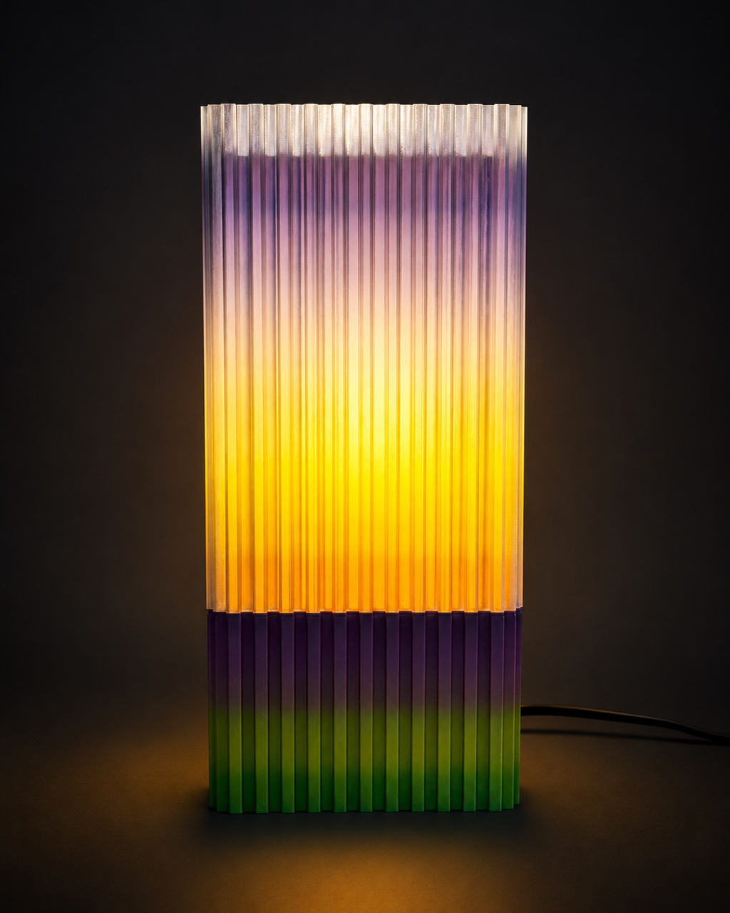 ARINNITI - Minimalist 3D Tasarım Ambiyans Lambası - Şeffaf/Rainbow